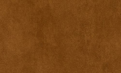 Braveman Faux Shearling Lined Double-breasted Overcoat In Cognac