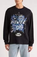 HONOR THE GIFT Pop Art Long Sleeve Cotton Graphic T-Shirt