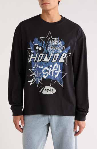 HONOR THE GIFT Pop Art Long Sleeve Cotton Graphic T-Shirt