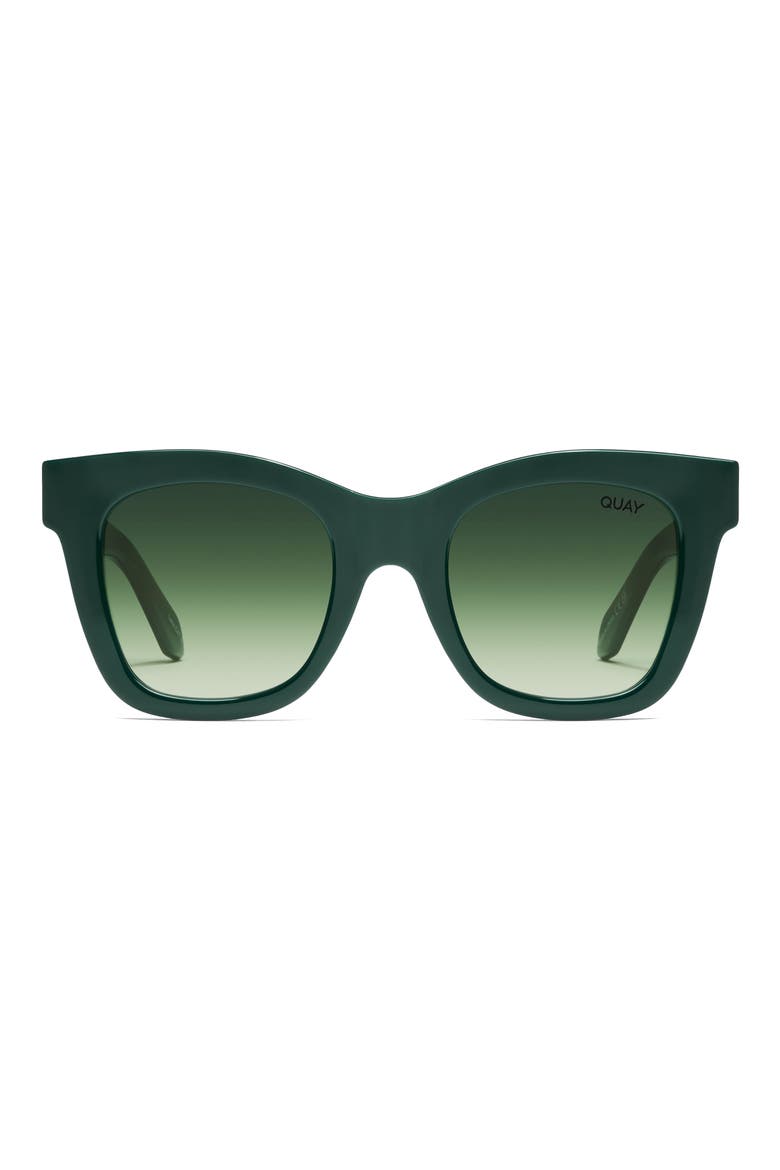 After Hours 51mm Square Sunglasses, Main, color, EMERALD