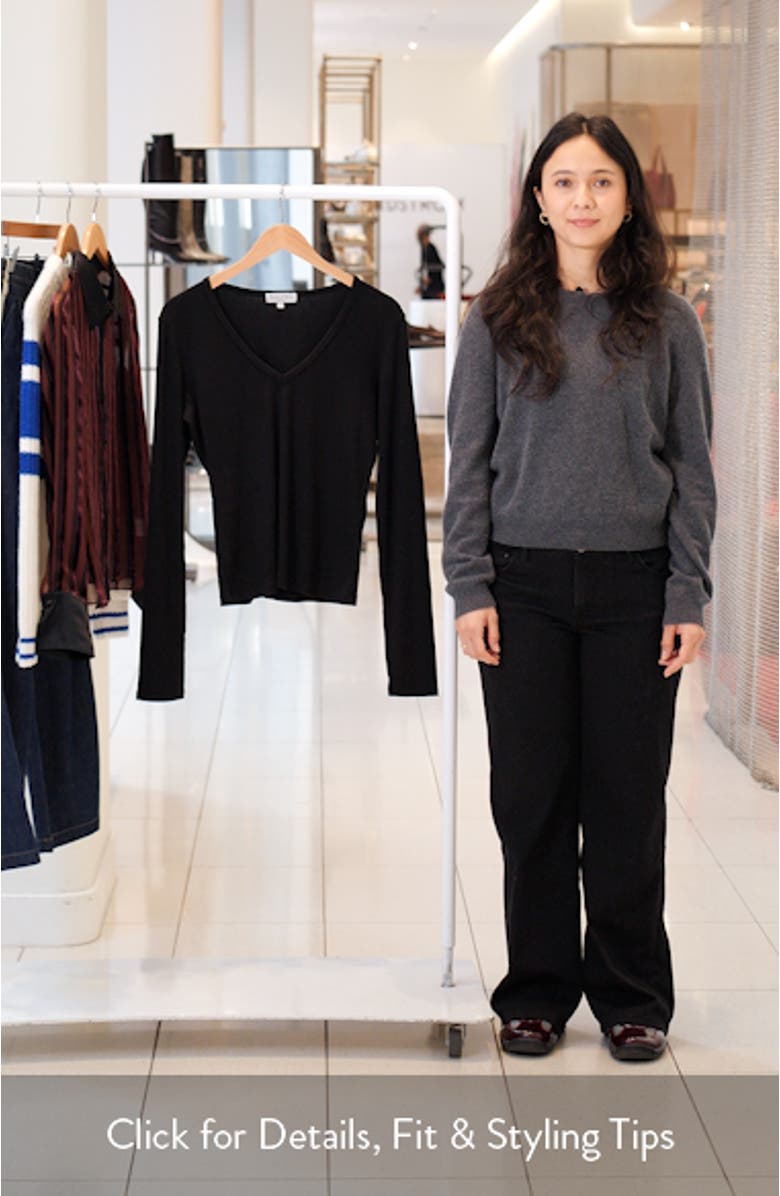 Remi V-Neck Rib Top, sales video thumbnail