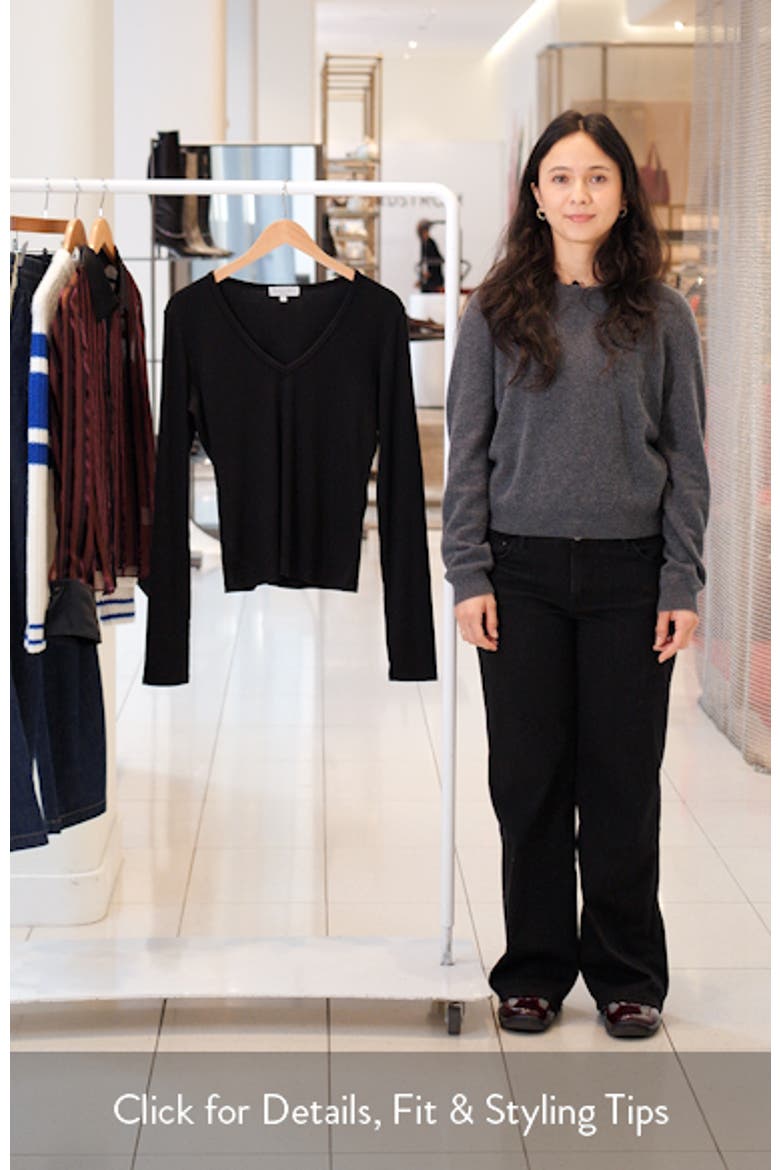 Remi V-Neck Rib Top video