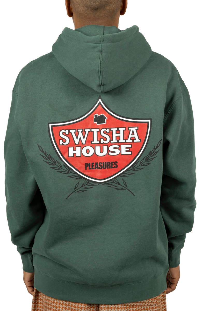 PLEASURES Swisha Logo Hoodie, Alternate, color, 