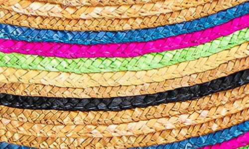 Peter Grimm Glaring Straw Sun Hat In Beige Multi