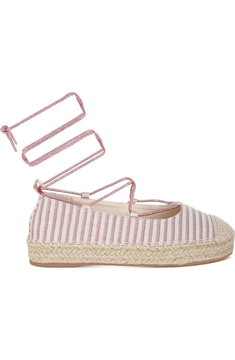 LONDON RAG Oplin Espadrille Ankle Wrap Flat, Alternate, color,