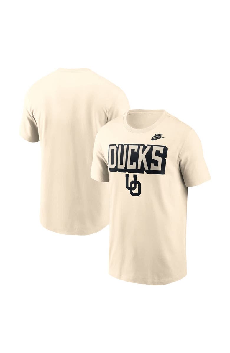 Nike Men's Nike Natural Oregon Ducks Team Bold T-Shirt, Main, color, Natural
