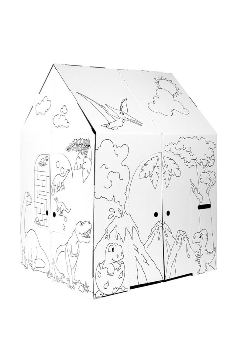 Easy Playhouse Dinosaur House Kids Art & Craft kit, Alternate, color, Multicolored