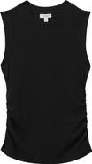 Reiss Trudy Ruched Rib Tank