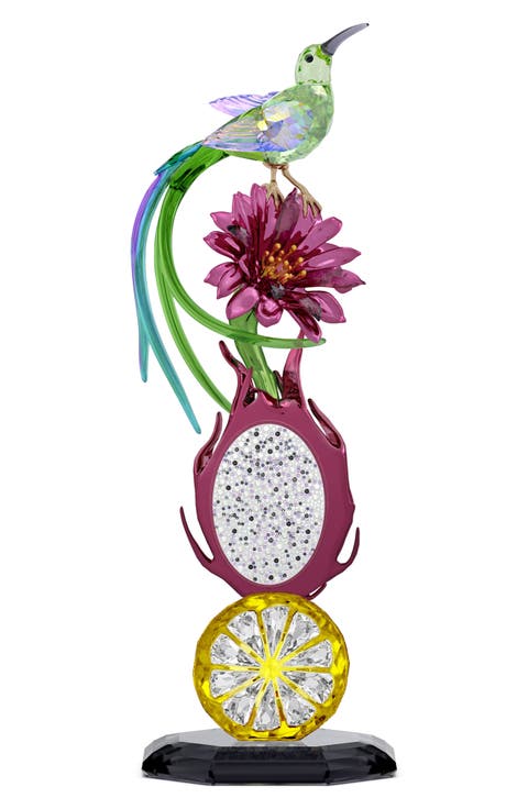 Idyllia Sugarbird & Dragon Fruit Crystal Figurine