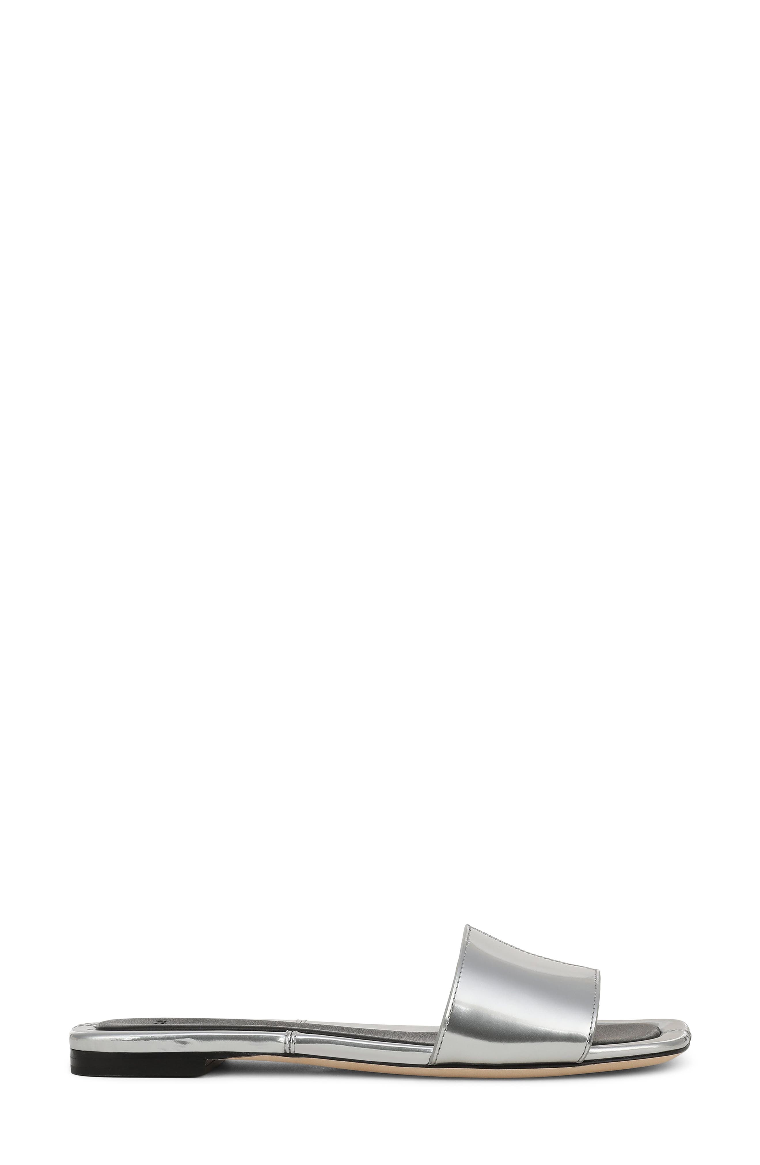 Valeria Slide Sandal, Alternate, color, SILVER