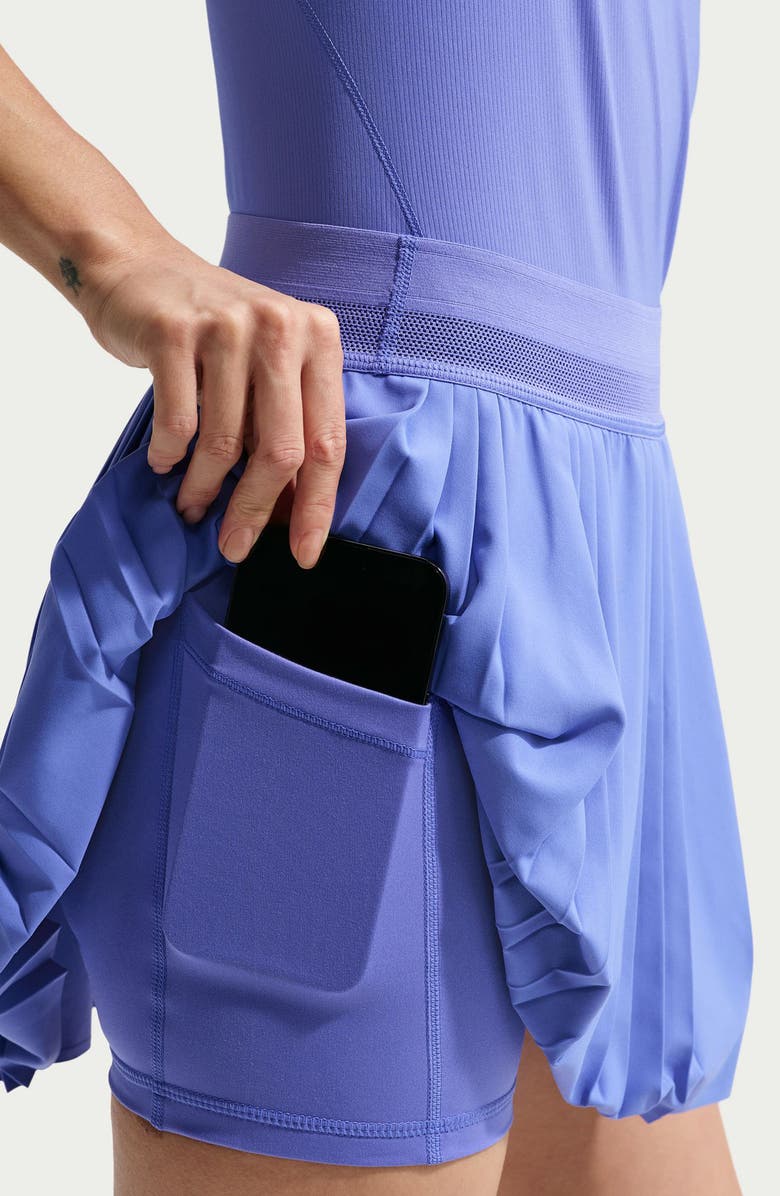 Nike Court Advantage Dri-FIT Pleated Tennis Skort, Alternate, color, Saphire/Saphire