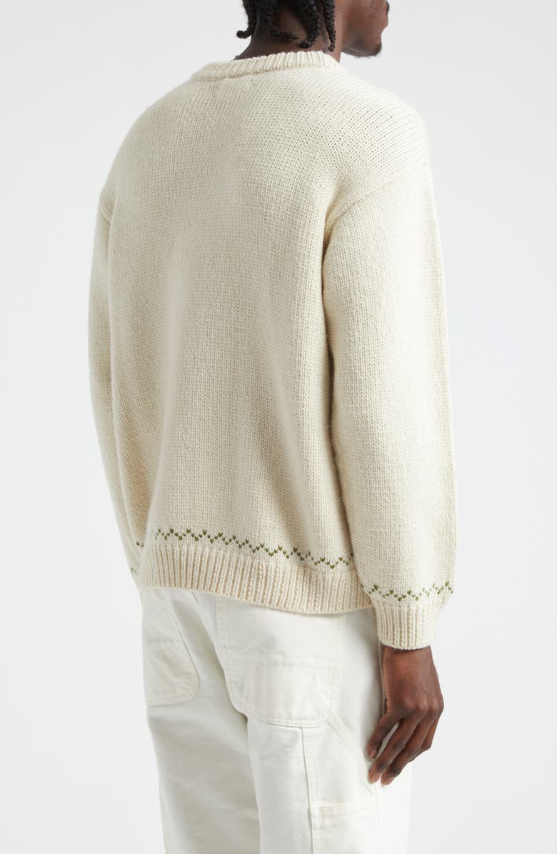 Bode Homestead Sampler Wool Sweater, Alternate, color, 