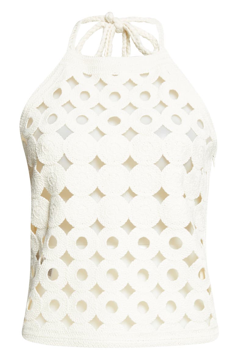 Celia Cutout Tank, Alternate, color, WHITE