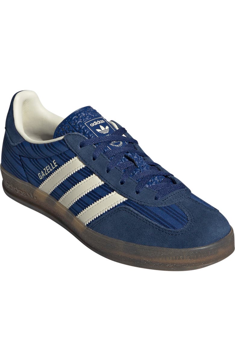 adidas Gazelle Indoor Sneaker, Main, color, Blue/Indigo/ Cream White