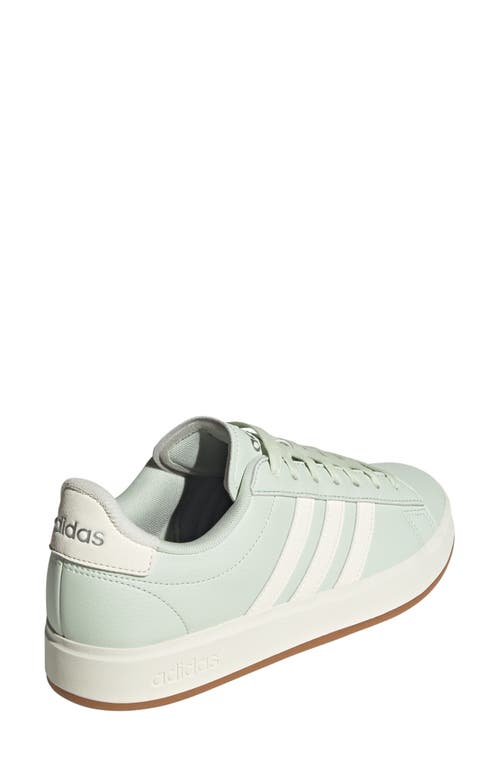 Adidas Originals Adidas Grand Court 2.0 Sneaker In Green/off White/silver Met.