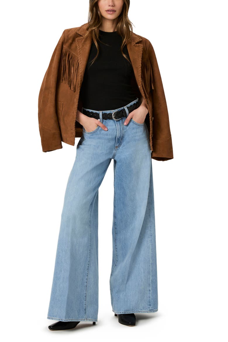 Cameron High Waist Super Wide Leg Jeans, Alternate, color, JENNICA