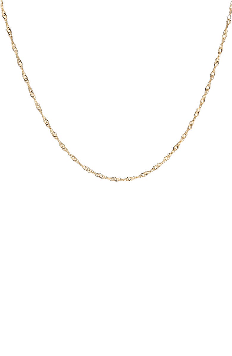 Alex and Ani Singapore Chain Layering Necklace, Main, color, Gold