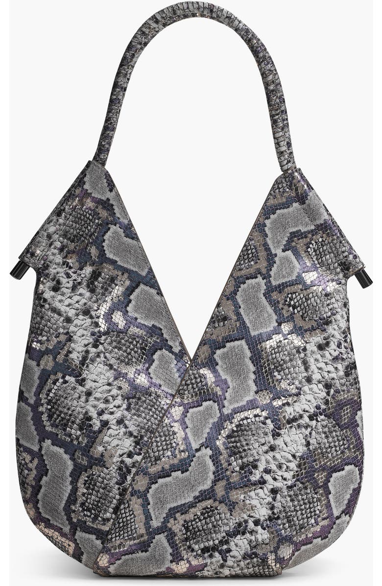 Donna Karan New York Baldwin Small Python Shoulder, Alternate, color,