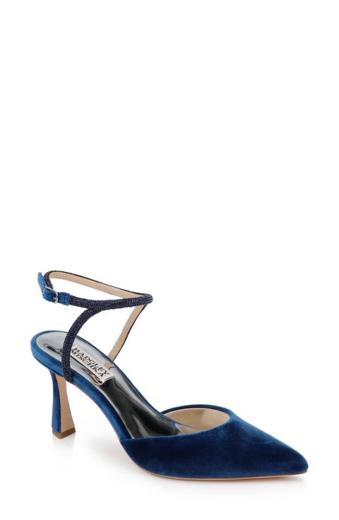 Badgley Mischka Collection Kamilah Ankle Strap Pump (Women)
