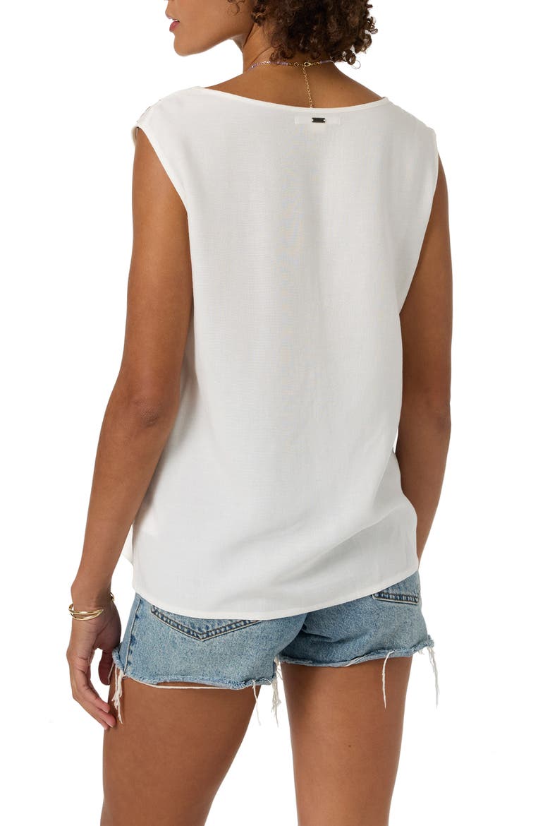 Farren Embroidered Floral Sleeveless Top, Alternate, color, TOFU