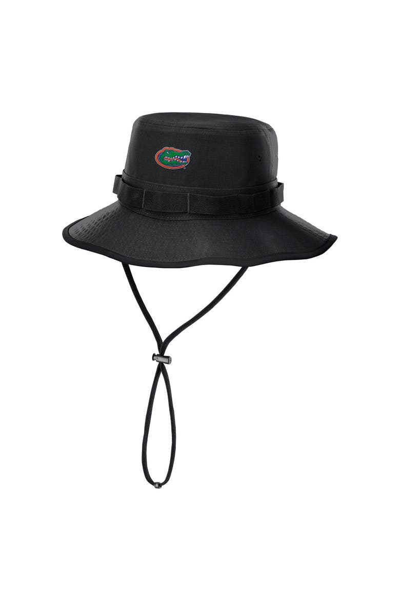 Men's Jordan Brand Black Florida Gators 2026 Sideline Apex Boonie Bucket Hat, Main, color, Black