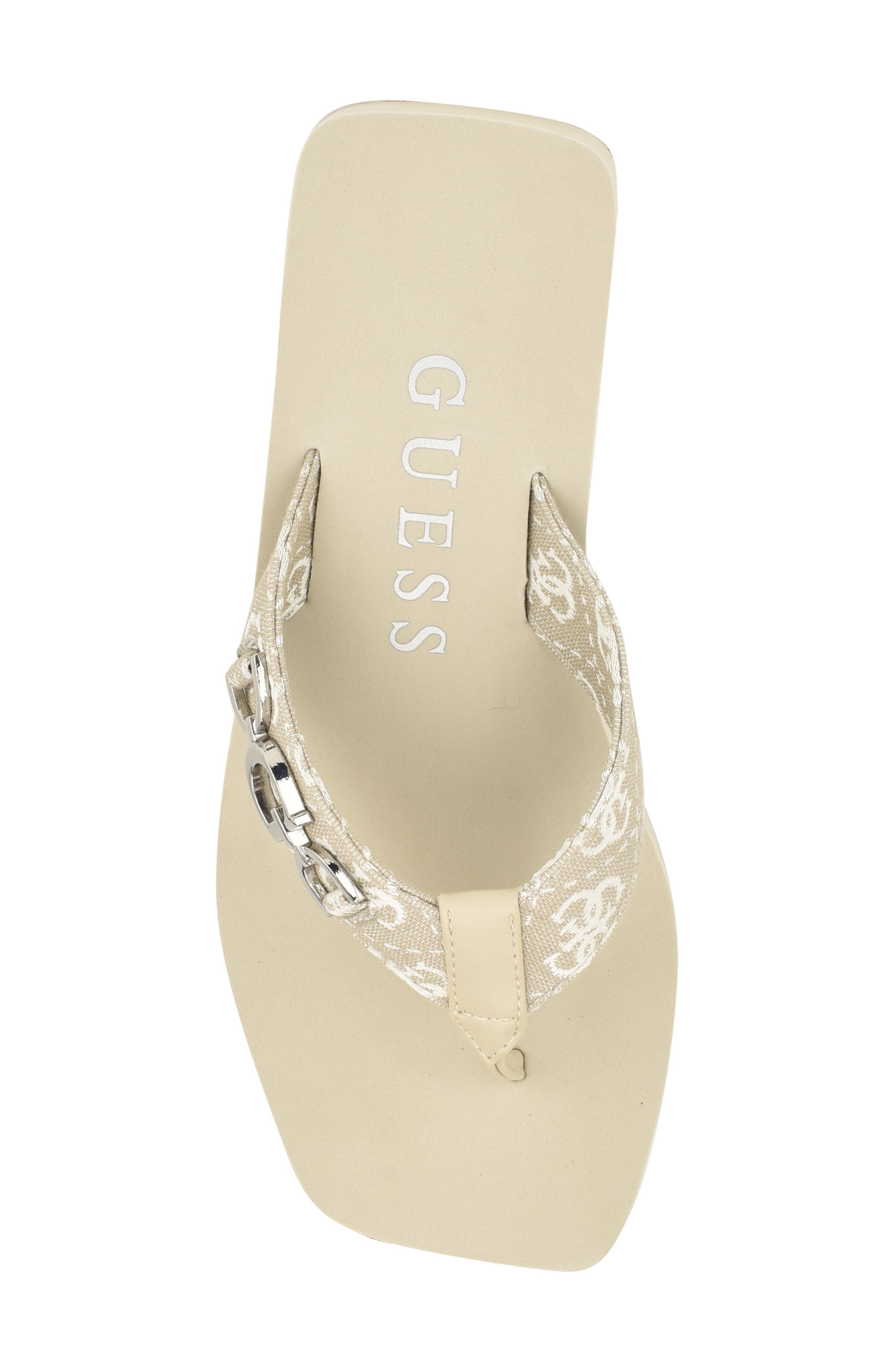 GUESS Edany Platform Wedge Flip Flop, Alternate, color, 