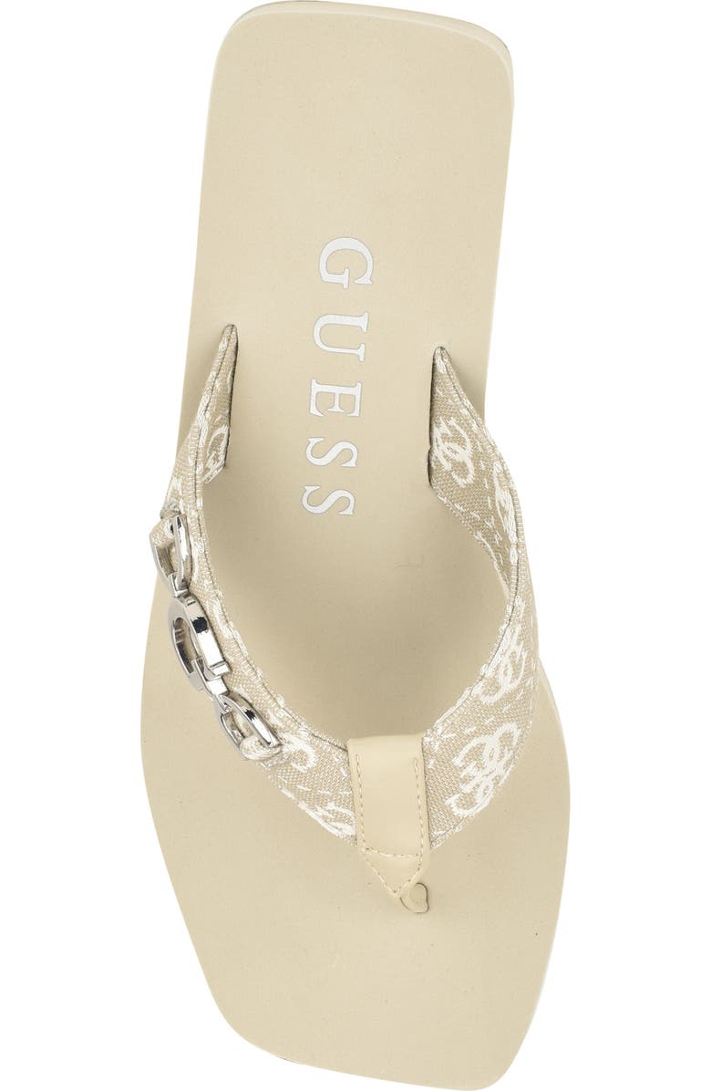 GUESS Edany Platform Wedge Flip Flop, Alternate, color,