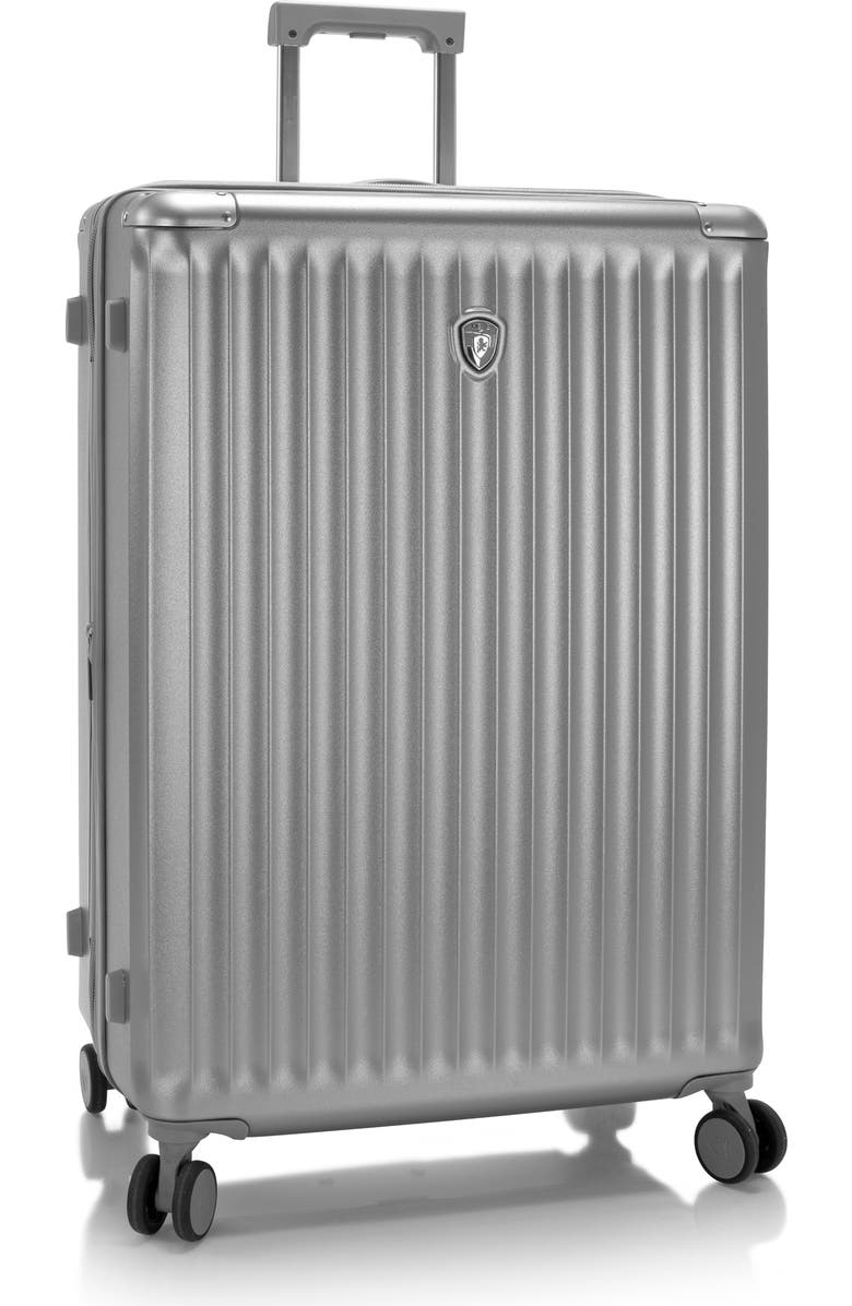 Heys Luxe 30 Inch Luggage, Main, color, Silver