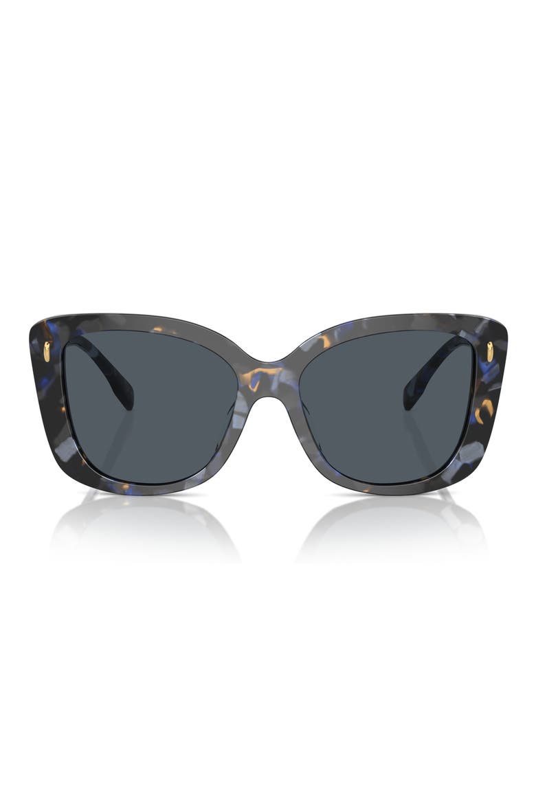 54mm Butterfly Sunglasses, Main, color, DARK GREY