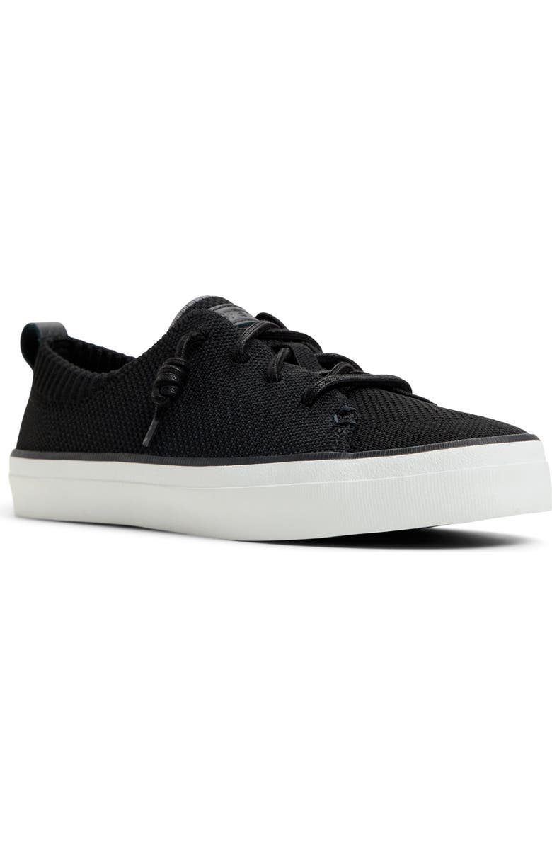 Sperry Crest Vibe Knit Sneaker, Main, color, Black Textile Woven