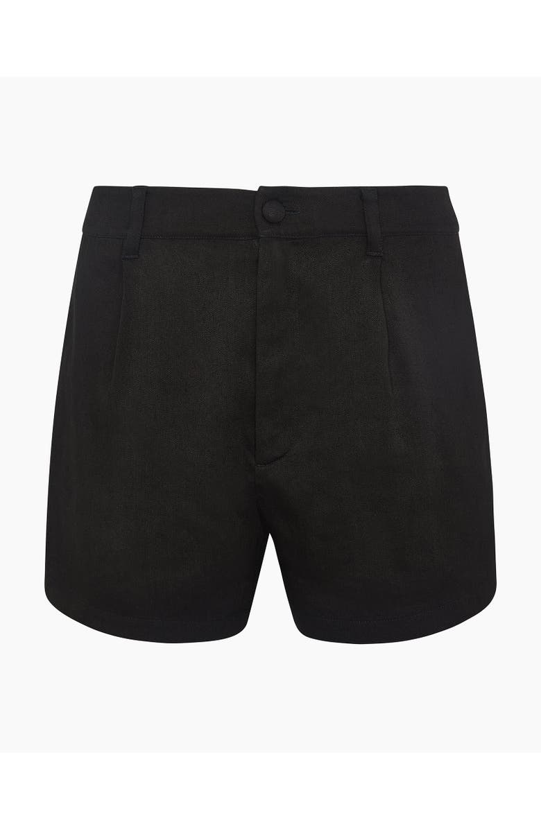 Onia Stretch Linen Short, Alternate, color, Black