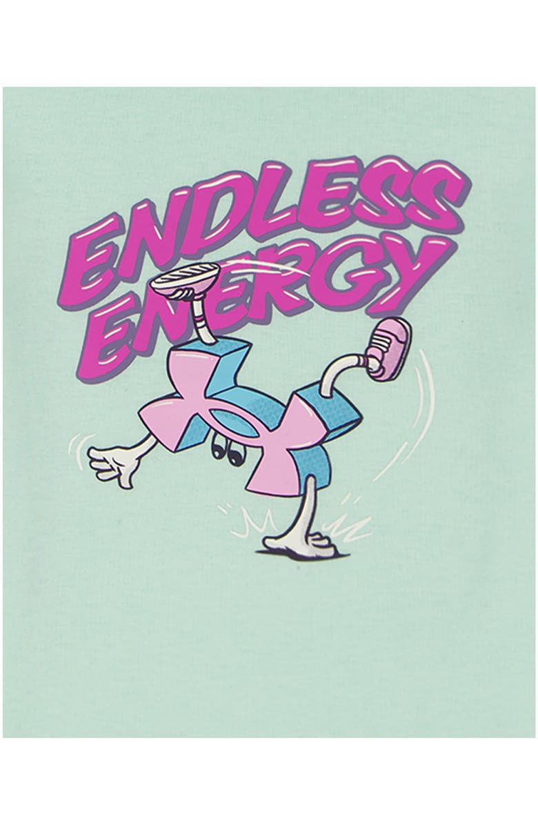 Under Armour Kids' Endless Energy Graphic T-Shirt & Shorts Set, Alternate, color, Refresh Mint