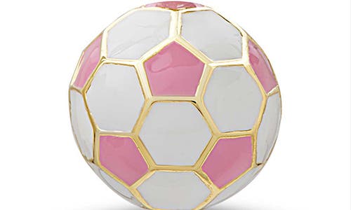 Lily Nily Kids' 3d Soccer Ball Stud Earrings In Pink