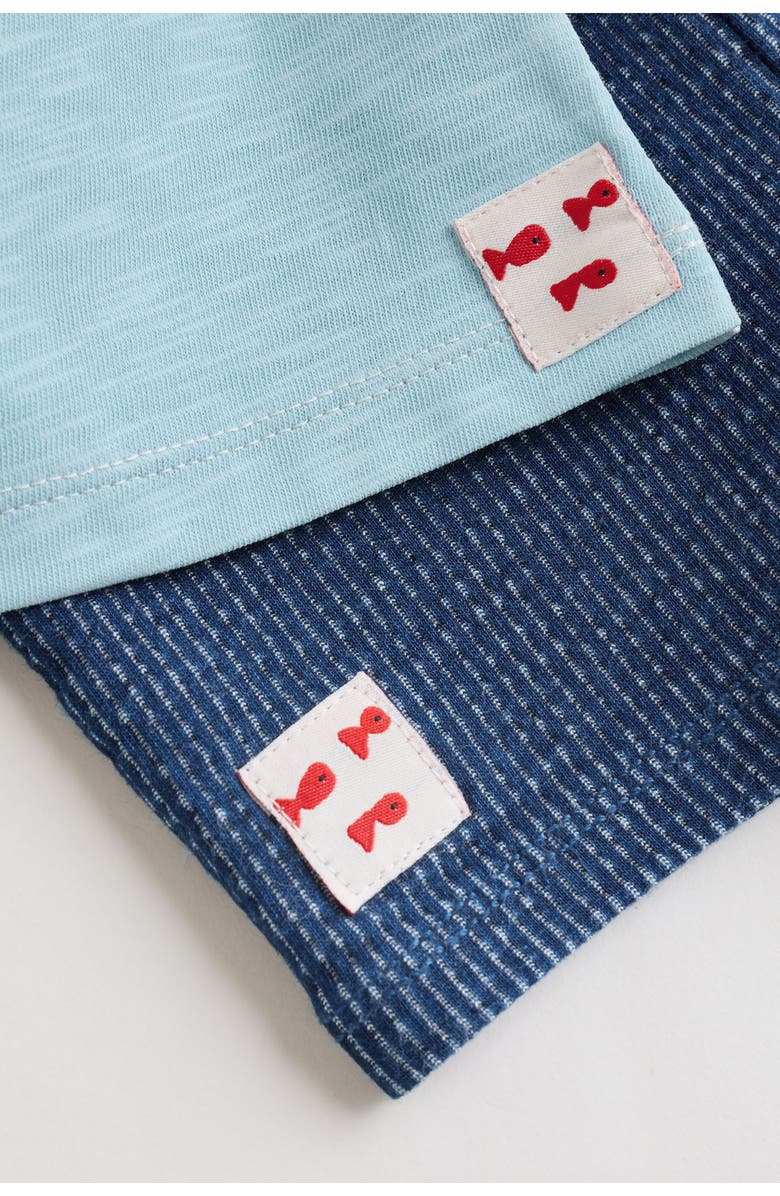 NEXT Nautical T-Shirt & Shorts Set, Alternate, color, Blue