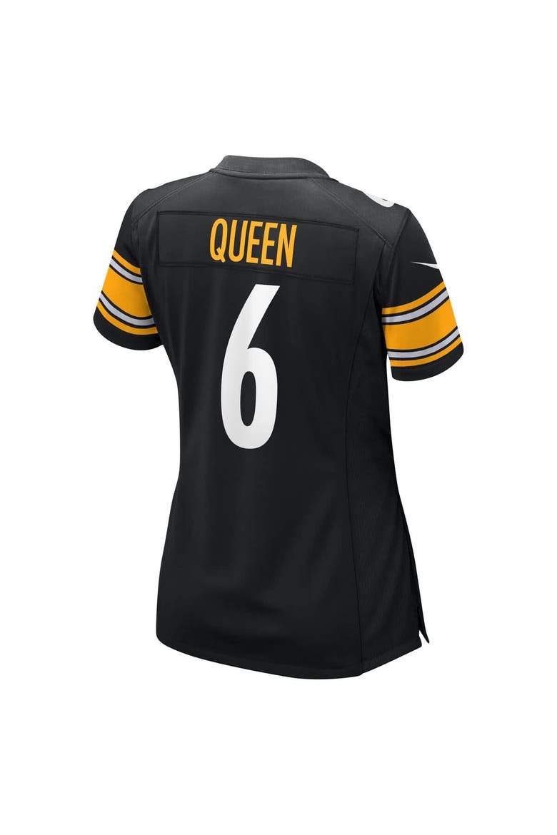 Women's Nike Patrick Queen Black Pittsburgh Steelers Game Player Jersey, Alternate, color, Black
