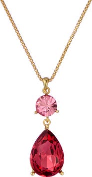 Ted Baker Tearsa Crystal Teardrop Pendant Necklace