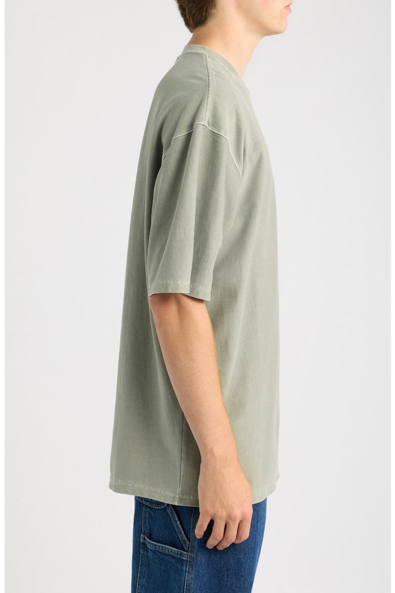 Loose Fit Pocket T-Shirt, Alternate, color, SHADY GREEN (GARMENT DYED)