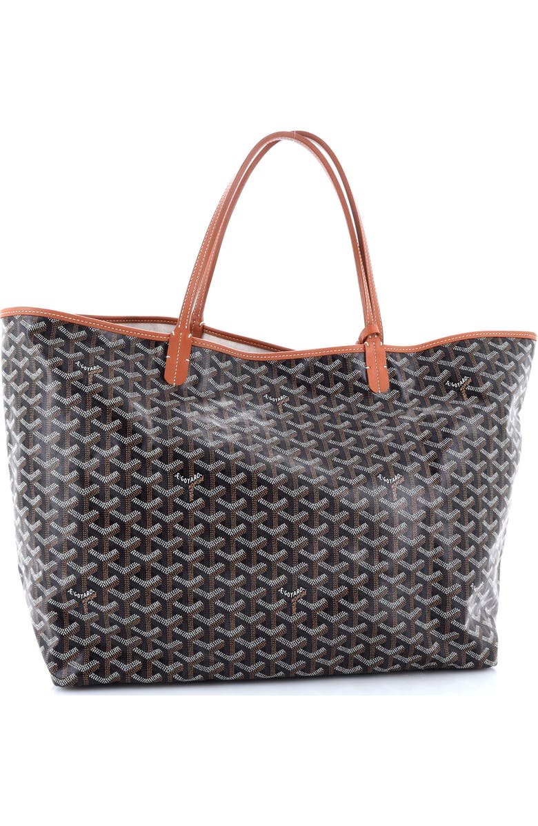 Pre-Owned Goyard Saint Louis Tote Coated Canvas GM, Alternate, color, Brown