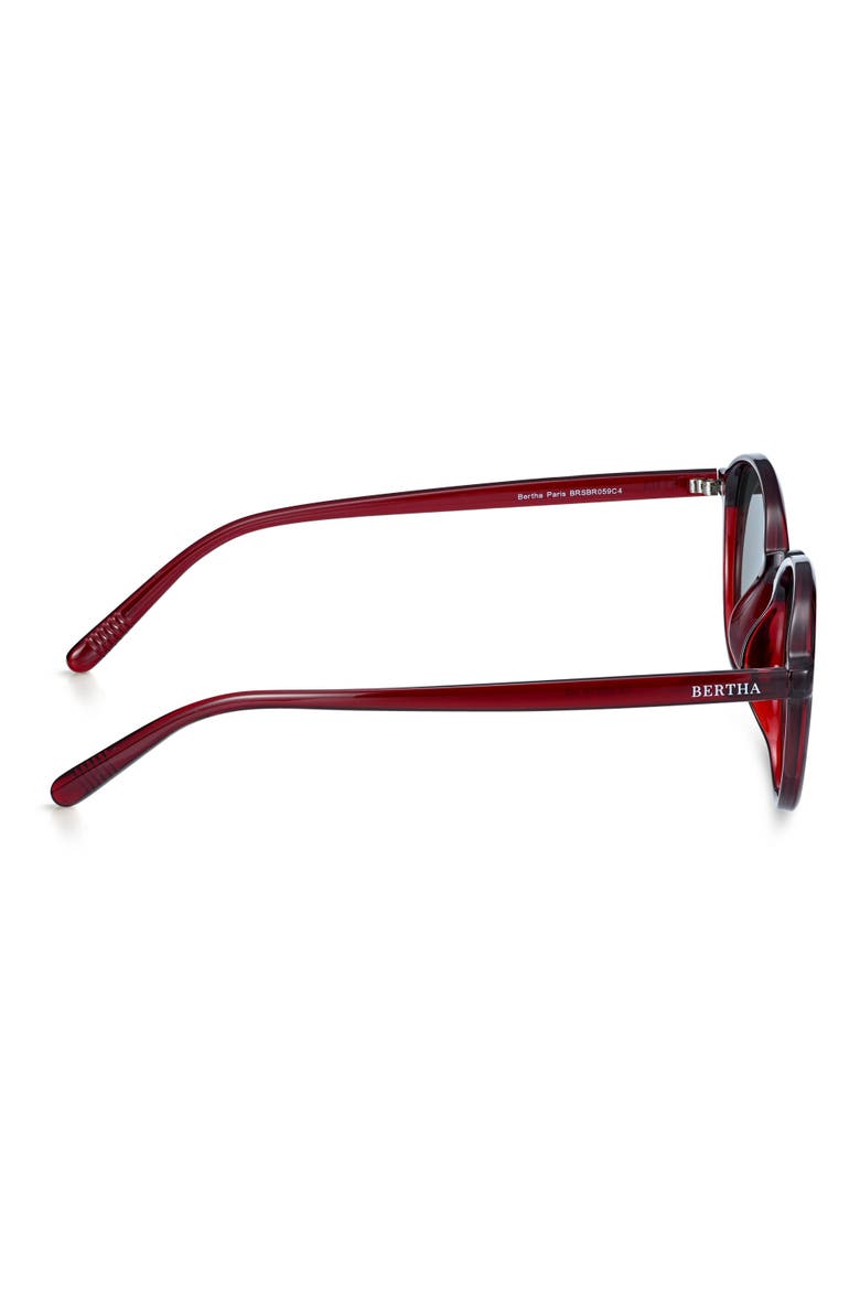 Paris Ladies Polarized Sunglasses, Alternate, color, Red/Grey