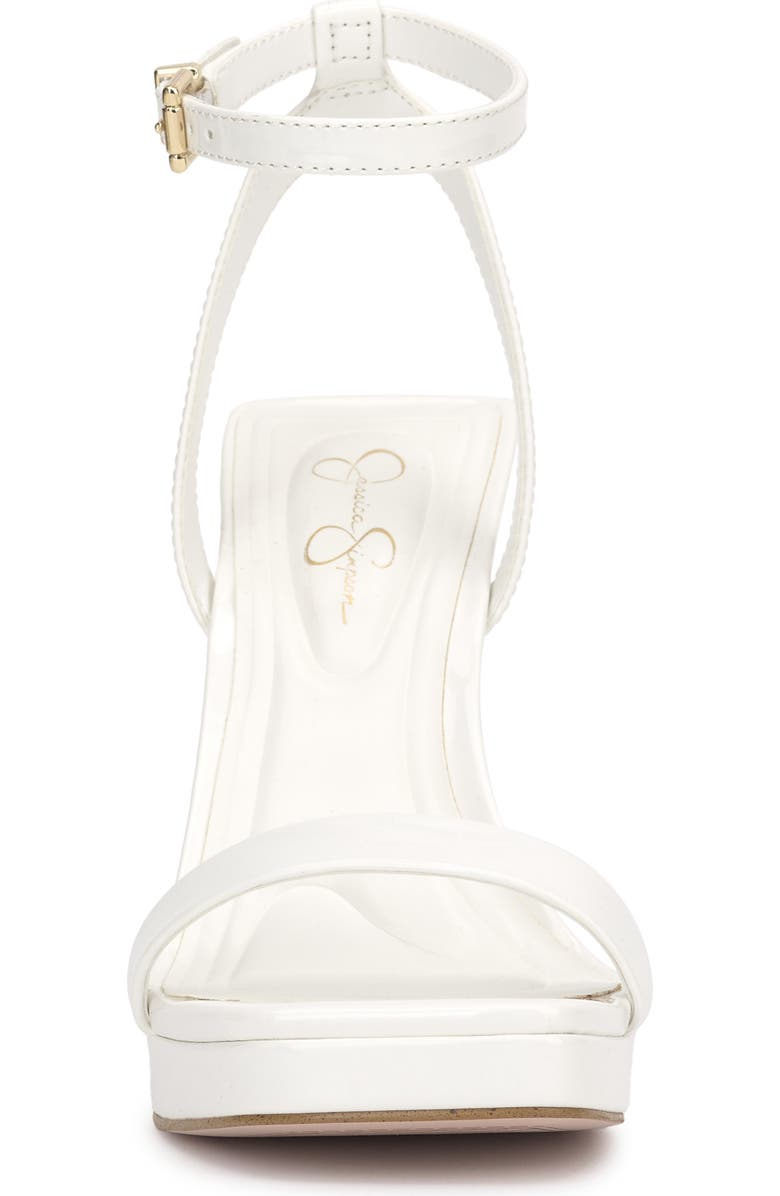 Jessica Simpson Adonia Ankle Strap Platform Sandal, Alternate, color, Bright White