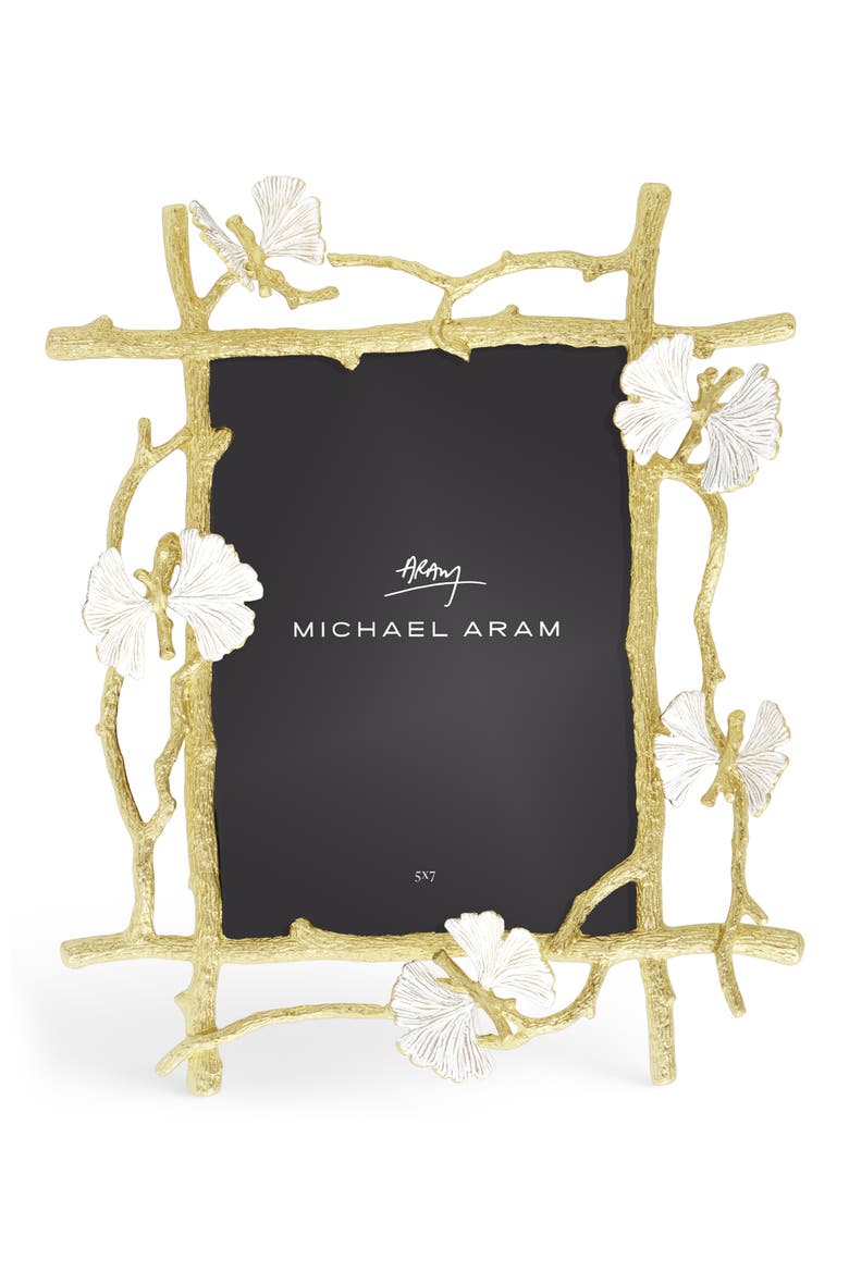 Butterfly Gold 5 x 7-Inch Picture Frame, Alternate, color, GOLD