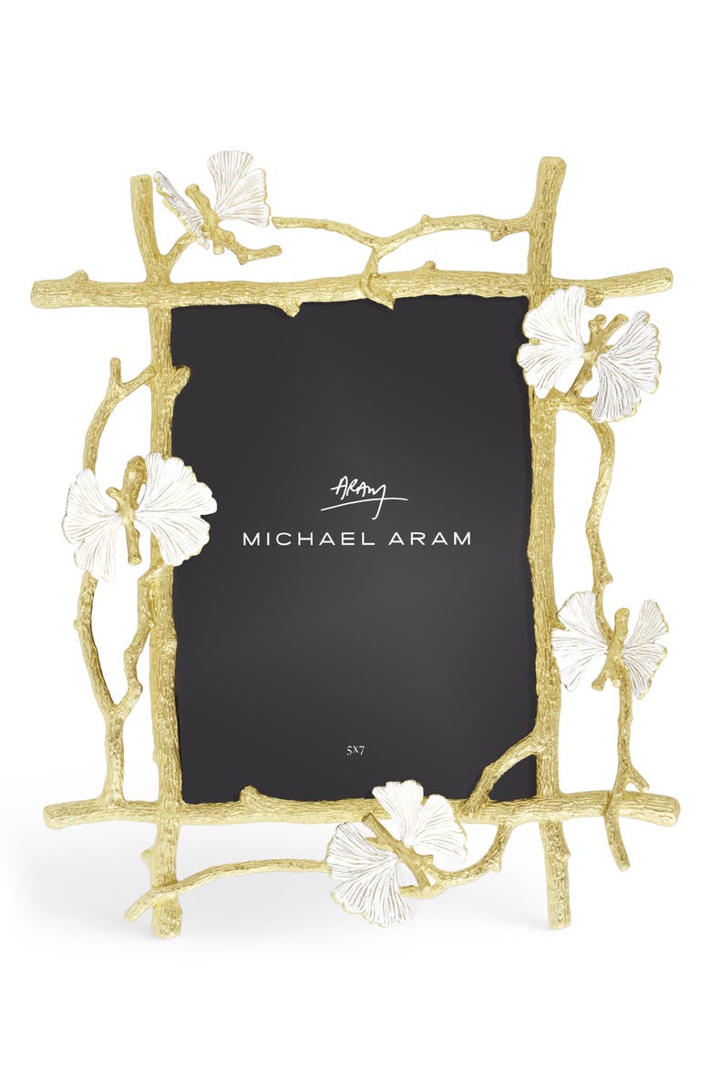 Michael Aram Butterfly Gold 5 x 7-Inch Picture Frame, Alternate, color, Gold