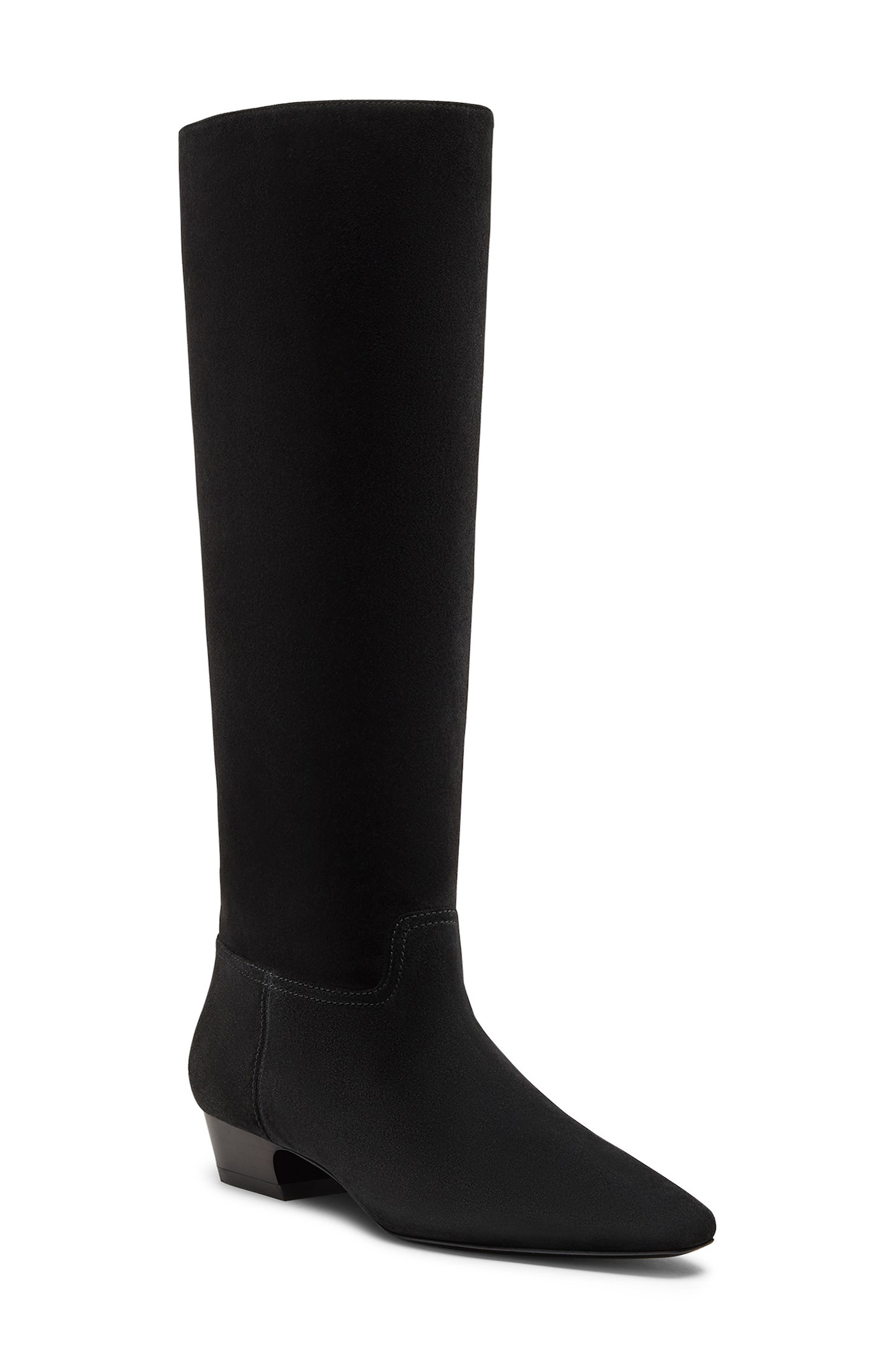Stuart Weitzman Stassi Knee High Boot, Main, color, Black
