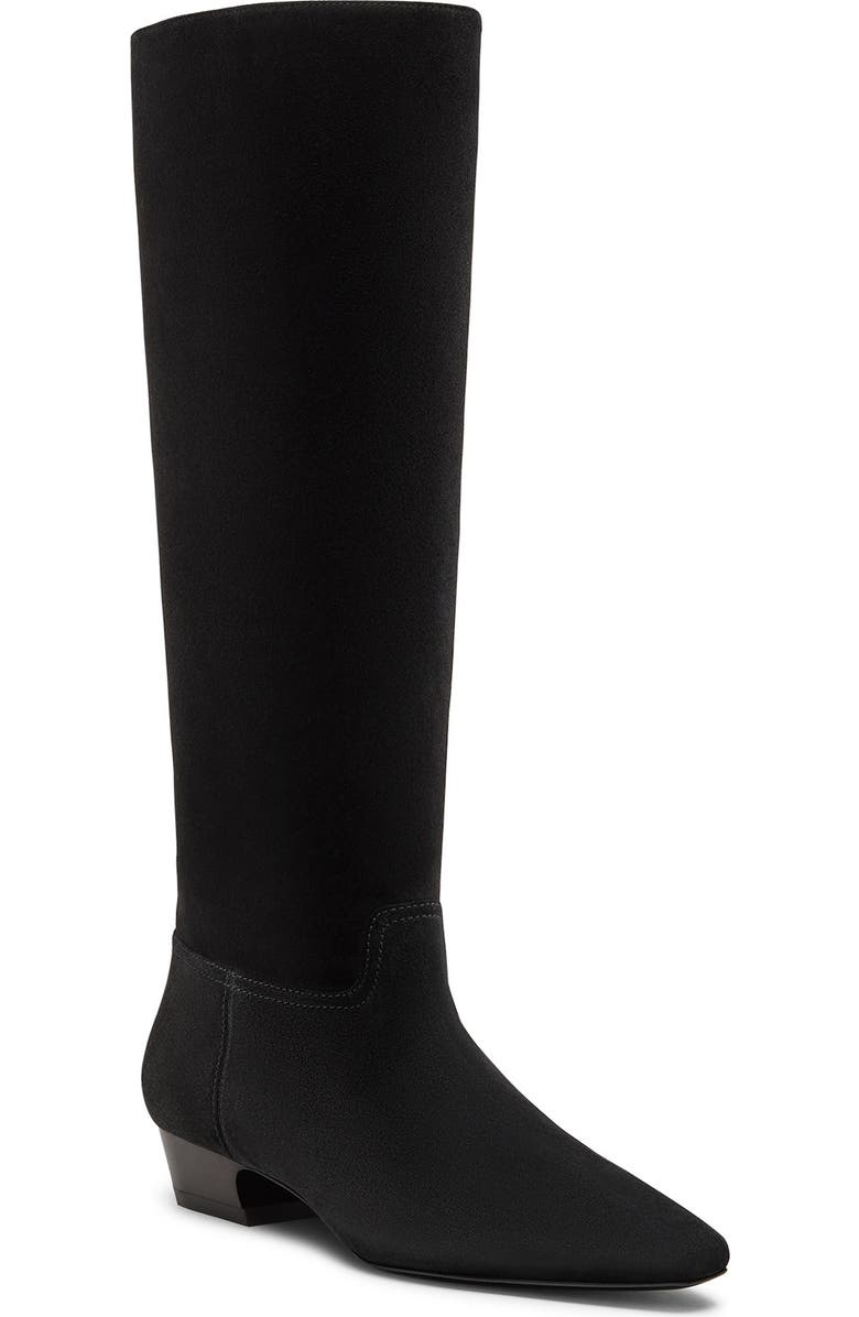 Stuart Weitzman Stassi Knee High Boot, Main, color, Black