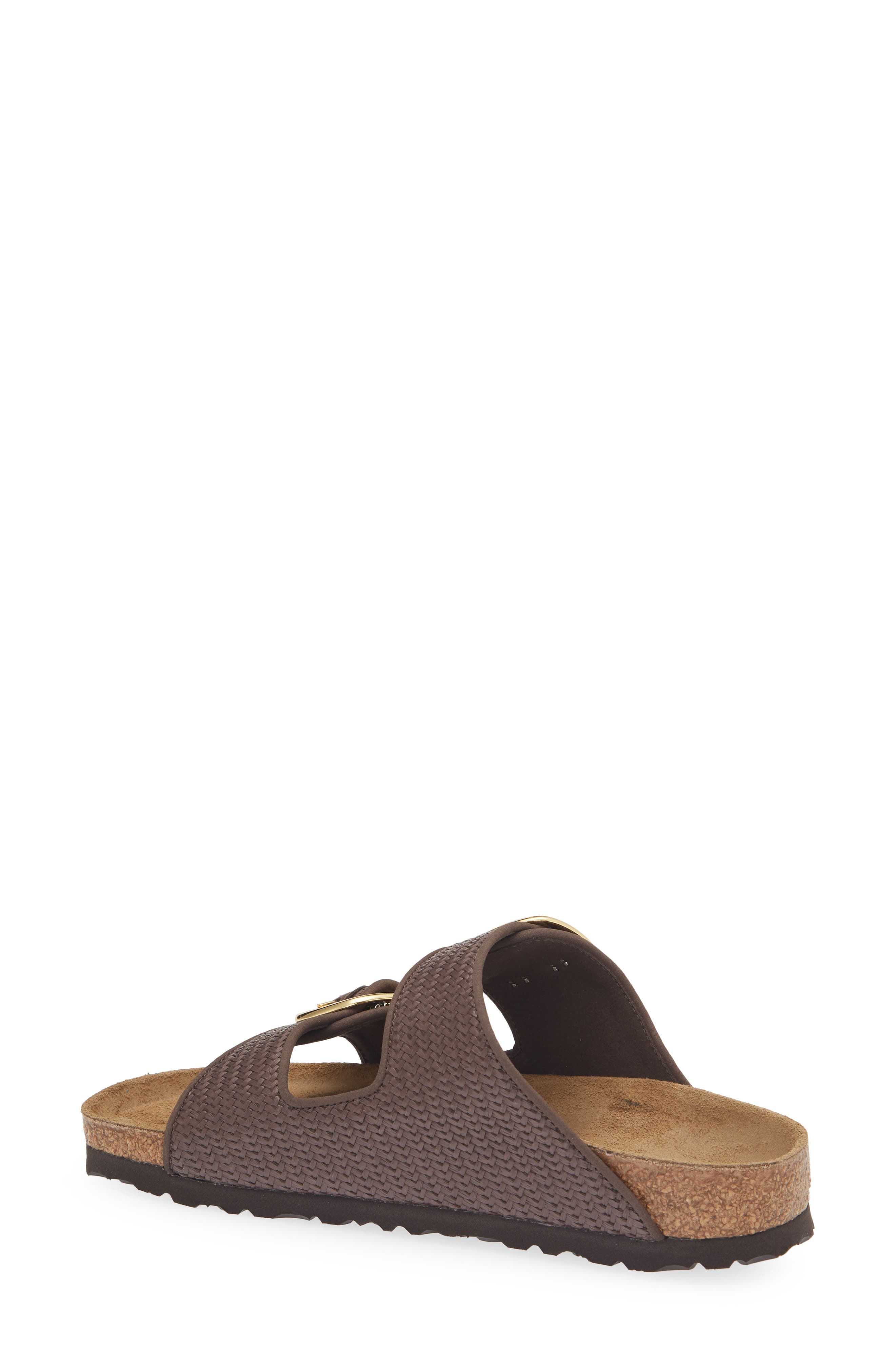 Birkenstock Arizona Raffia Big Buckle Slide Sandal, Alternate, color, Carafe