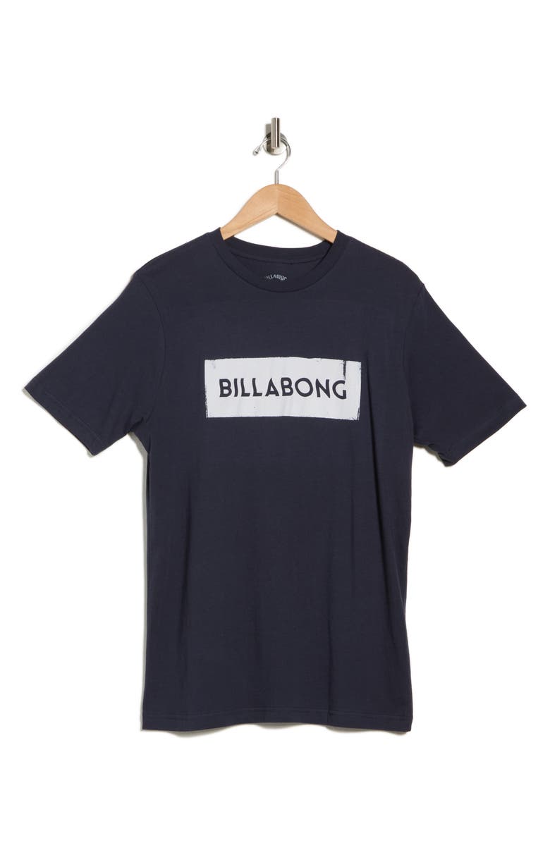 Billabong Static Block Cotton Graphic T-Shirt, Main, color, Navy