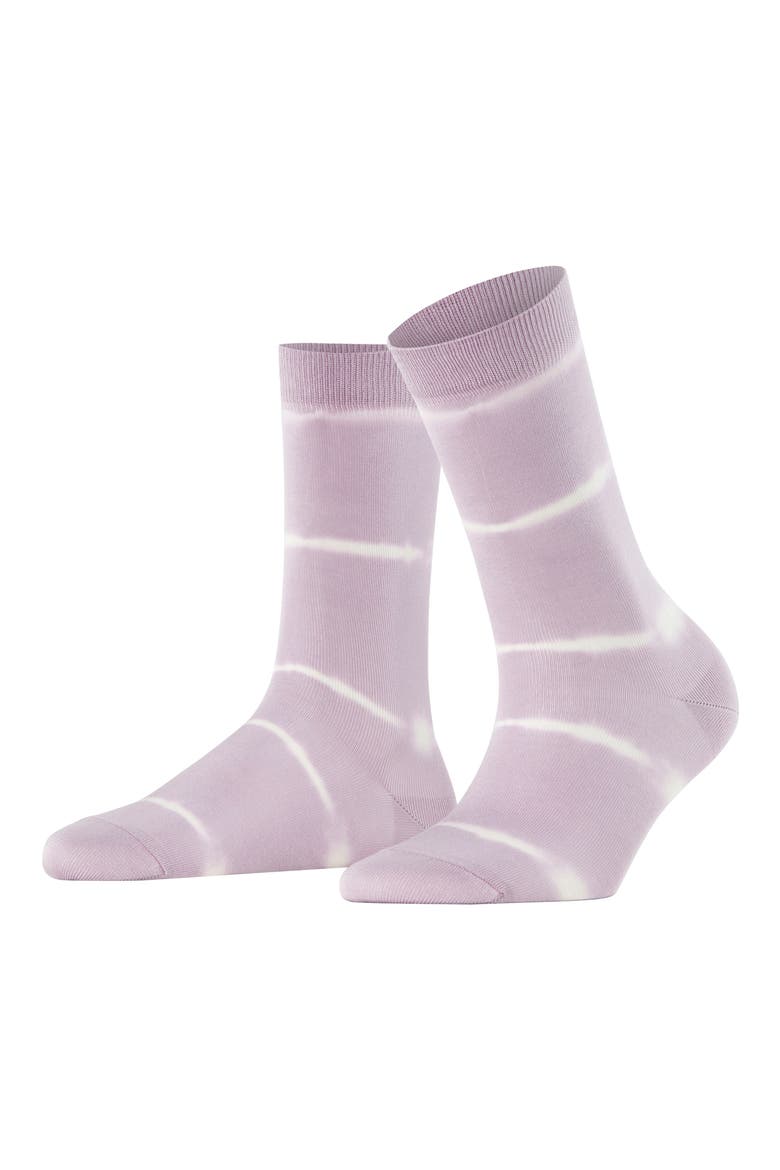 Wave Bond Organic Cotton Blend Crew Socks, Main, color, MISTY LILA