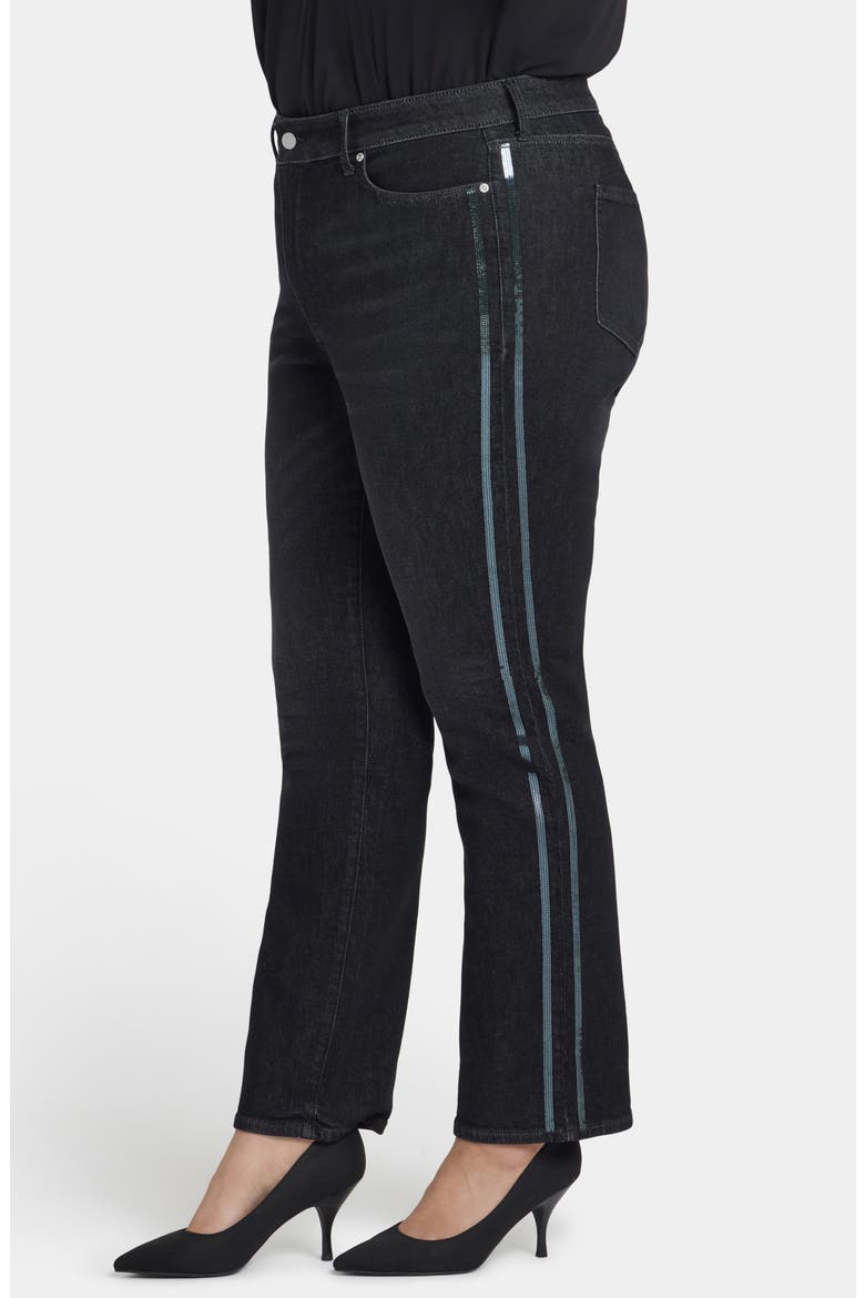 Marilyn Sequin Side Stripe Straight Leg, Alternate, color, FRENCH NIGHTFALL