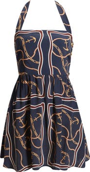 Saylor Lochlan Halter Minidress