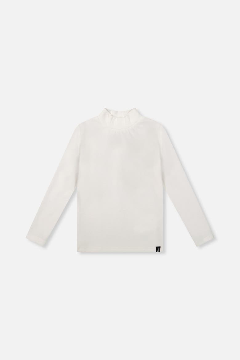 Brushed Rib Long Sleeve Mock Neck Top, Main, color, Off-White